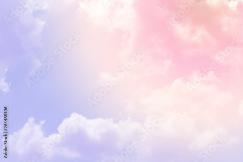 cloud background with a pastel colour © chachamp