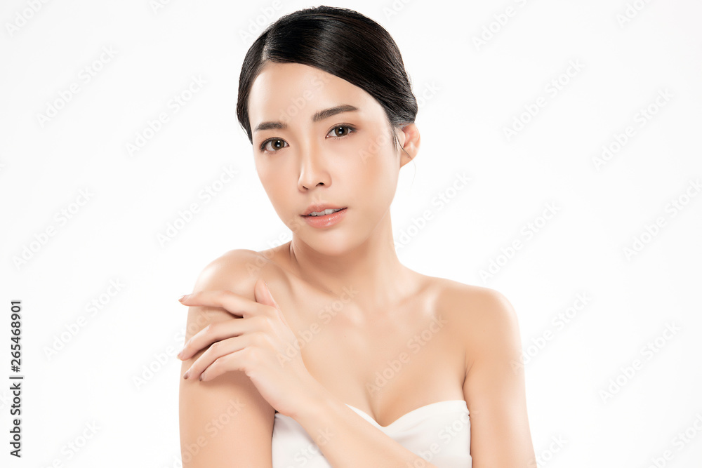 Beautiful Young asian Woman with Clean Fresh Skin Beautiful Young asian Woman with Clean Fresh Skin
