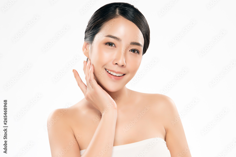 Beautiful Young asian Woman with Clean Fresh Skin Beautiful Young asian Woman with Clean Fresh Skin