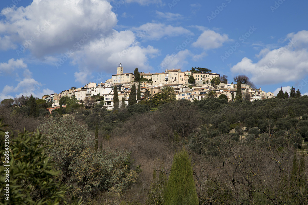 The village of Chateauneuf de Grasse on the French Riviera