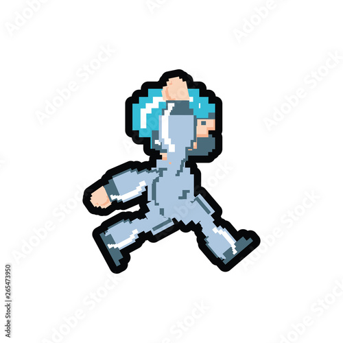 video game avatar pixelated
