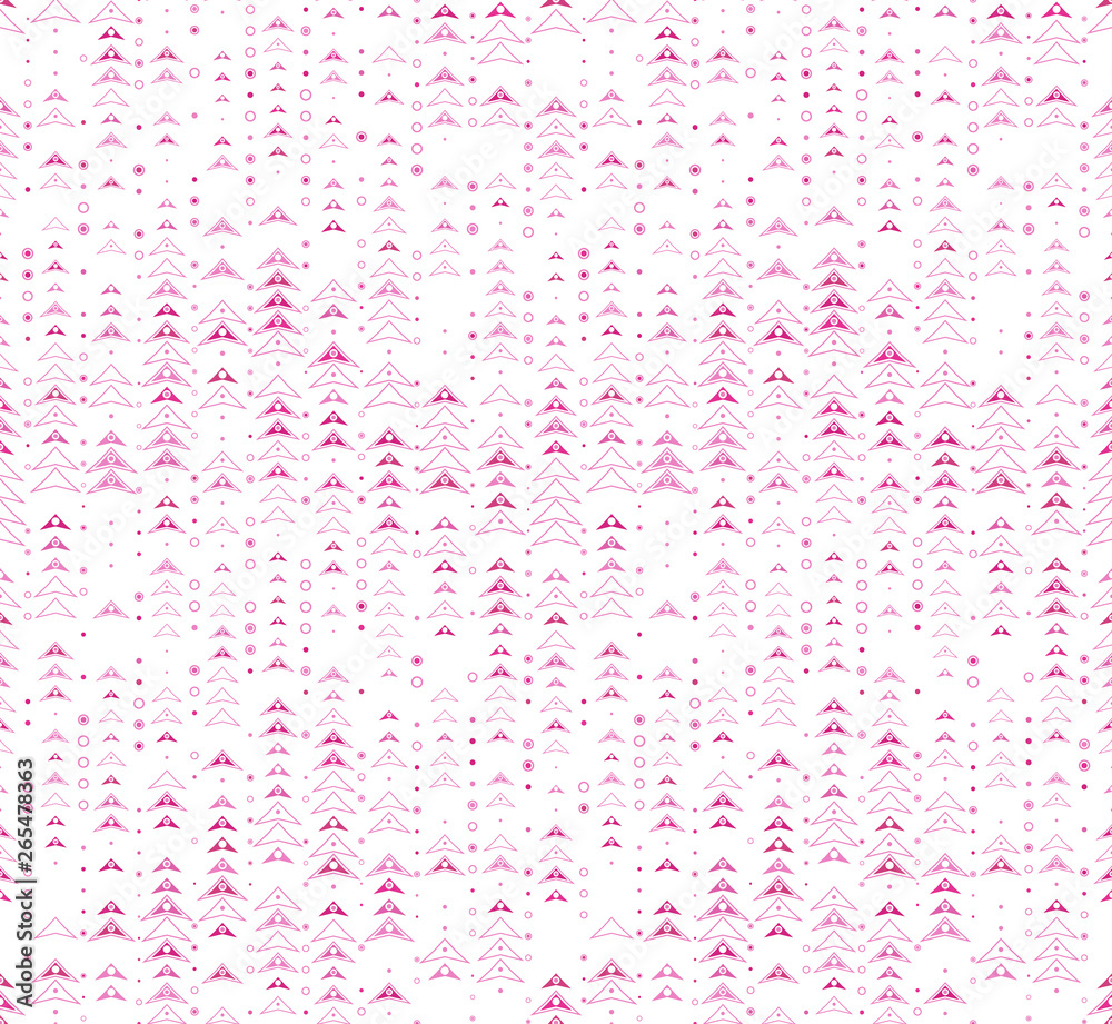 Seamless pattern. Geometric elements on a white background. Useful as design element for texture and artistic compositions.
