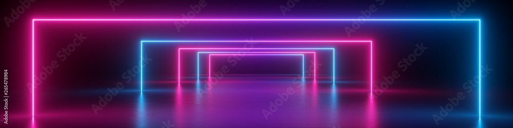 3d render, abstract panoramic background, neon light, glowing lines, geometric shapes, ultraviolet spectrum, virtual reality, laser show 3d render, abstract panoramic background, neon light, glowing lines, geometric shapes, ultraviolet spectrum, virtual reality, laser show
