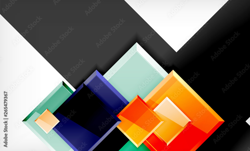 Colorful square and rectangle blocks background Colorful square and rectangle blocks background