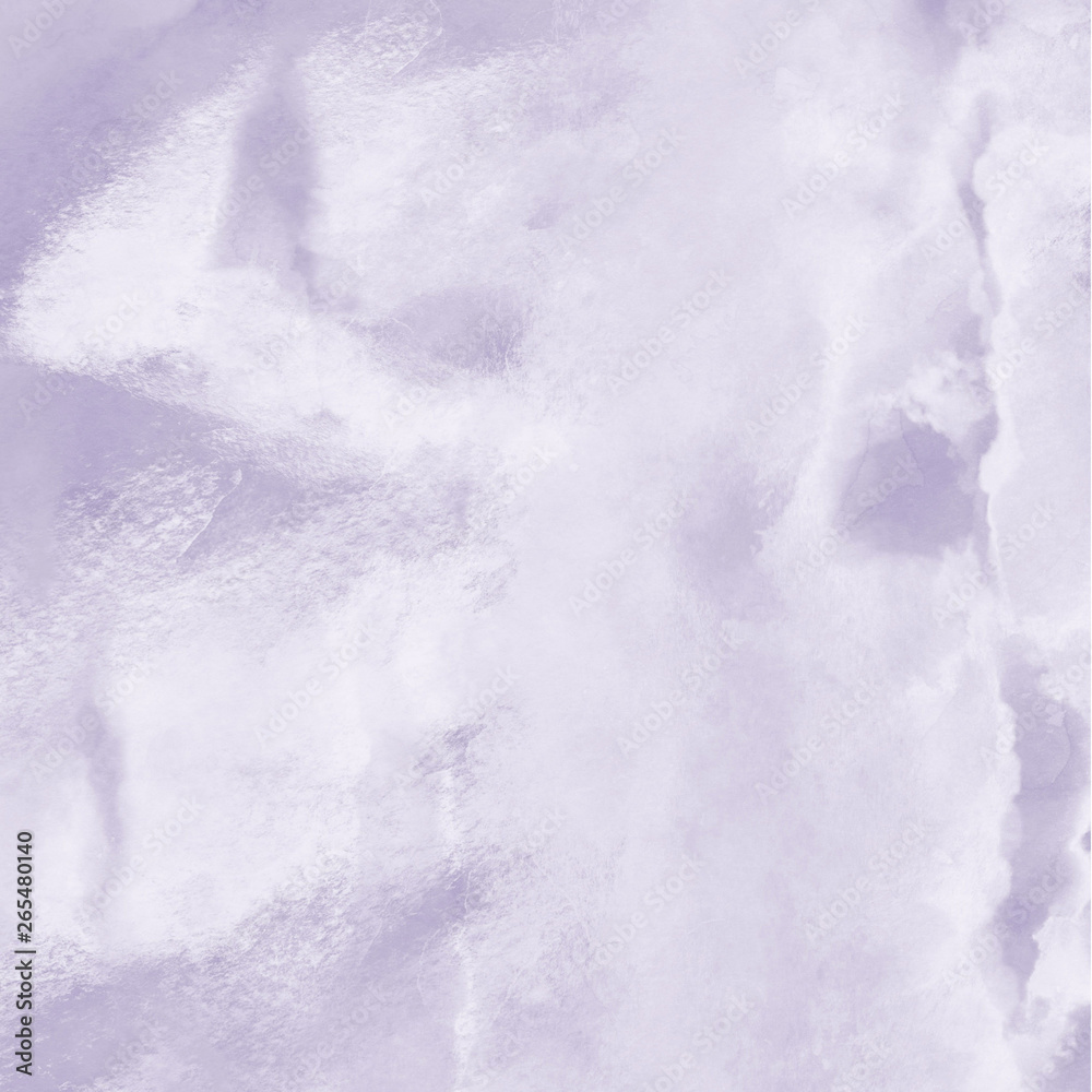 Obraz premium Violet ink and watercolor textures on white paper background. Paint leaks and ombre effects. Hand painted abstract image.