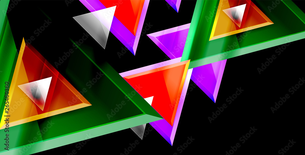 Triangle abstract background Triangle abstract background