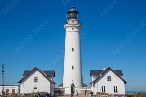 Hirtshals lighthouse in Denmark.