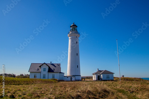 Hirtshals lighthouse in Denmark.