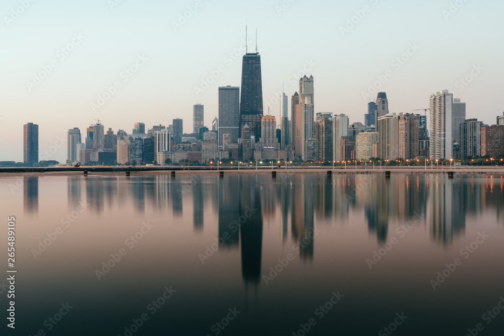 Fototapeta premium Odbicie Chicago