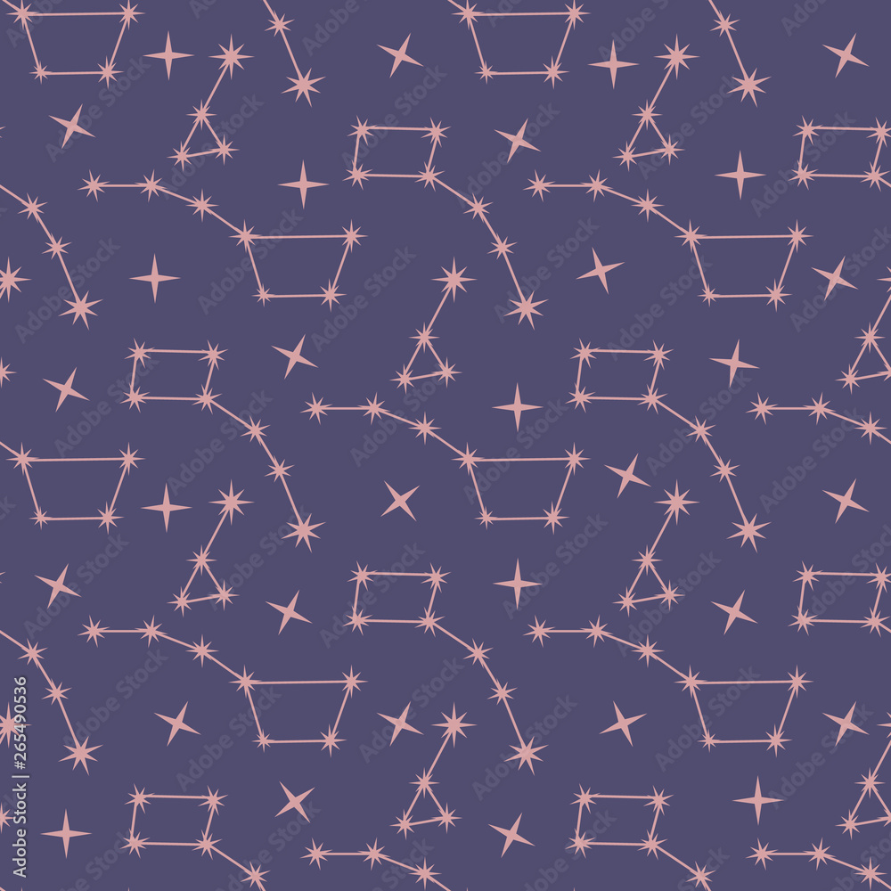 Fototapeta premium Constellations pattern Space Astronomy Science
