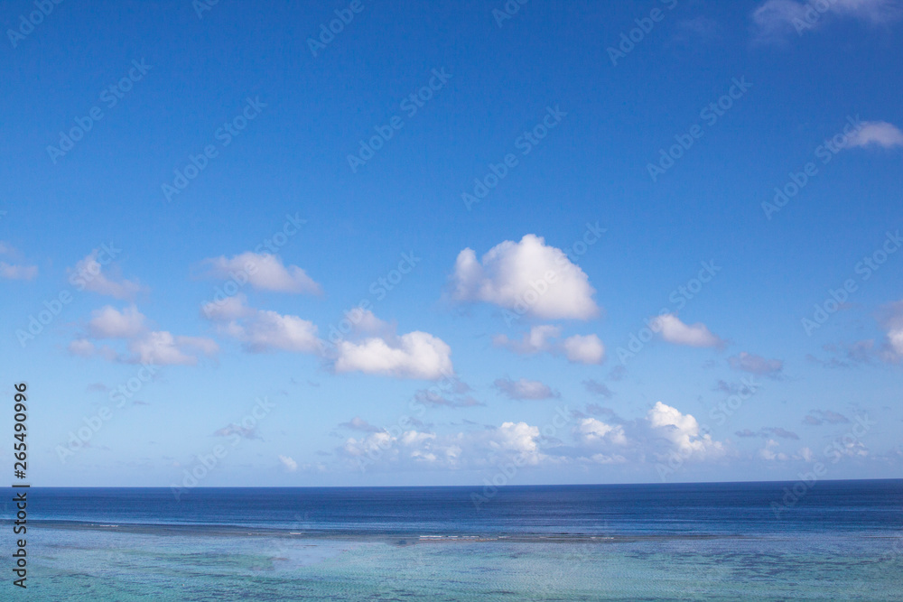 blue sky and sea
