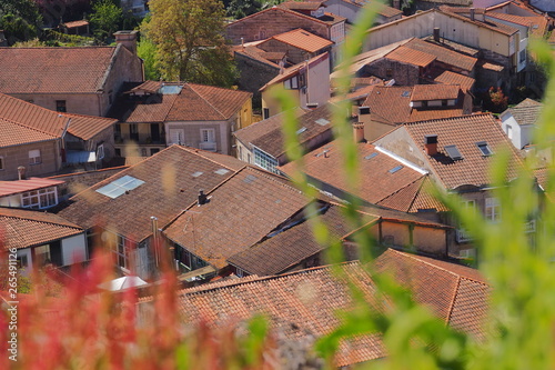 Old center on village in Galicia