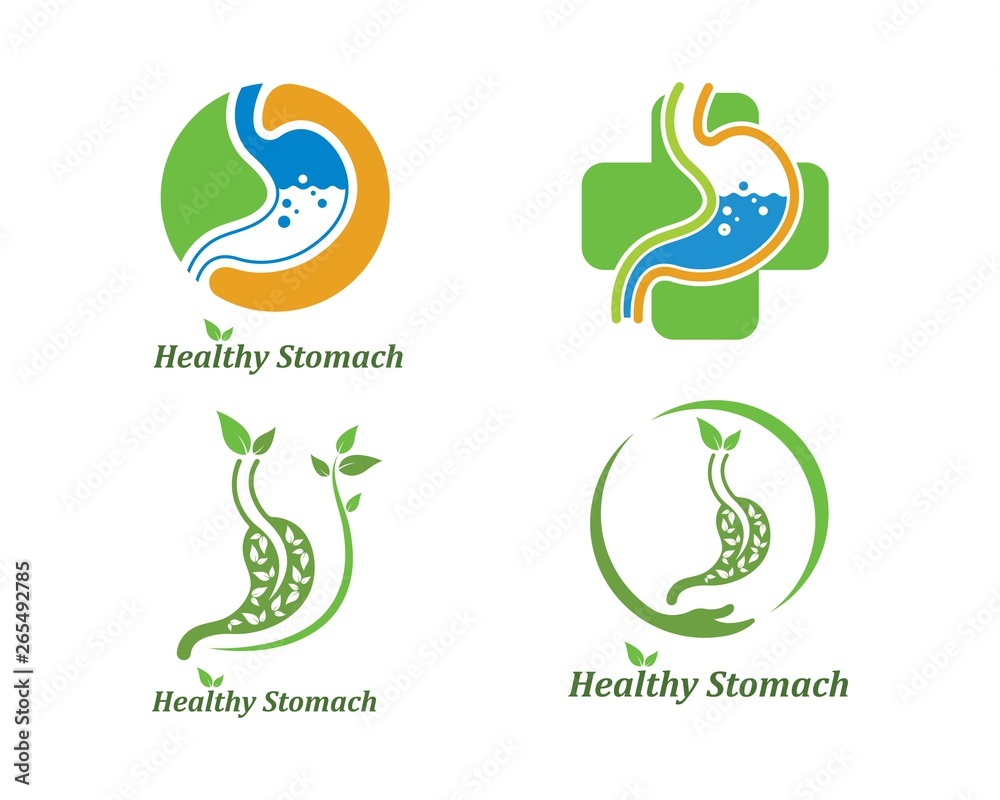 Fototapeta premium stomach vector illustration design