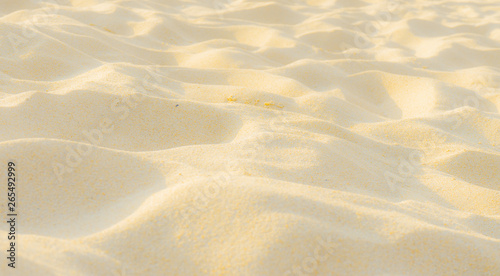 Full Frame Shot Of Sand Texture On The Beach In The Summer © BUDDEE