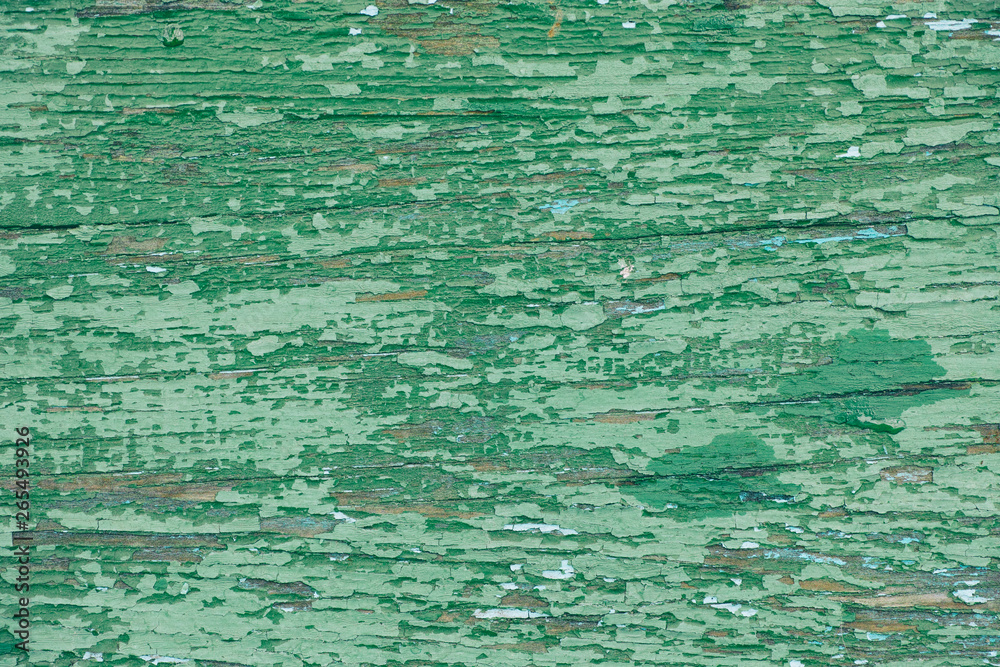 Old green wooden background texture