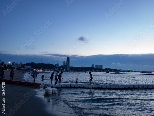 people on beach
