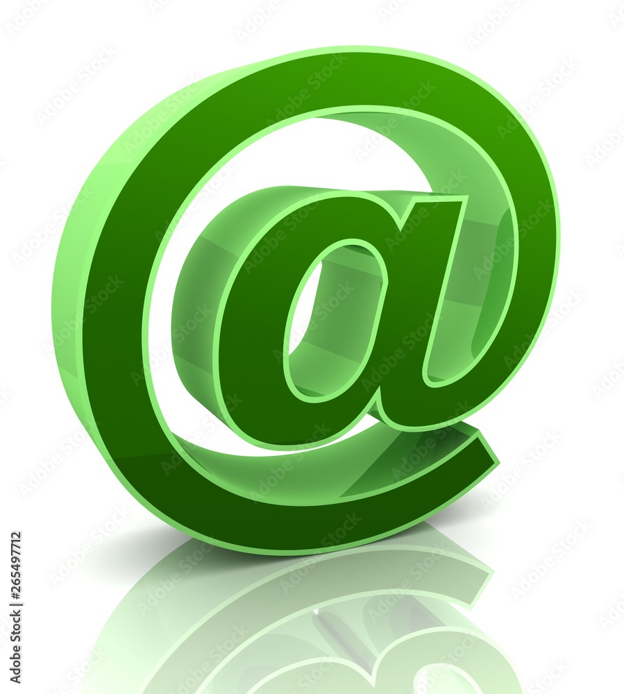 e mail sign 3d illustration isolated e mail sign 3d illustration isolated