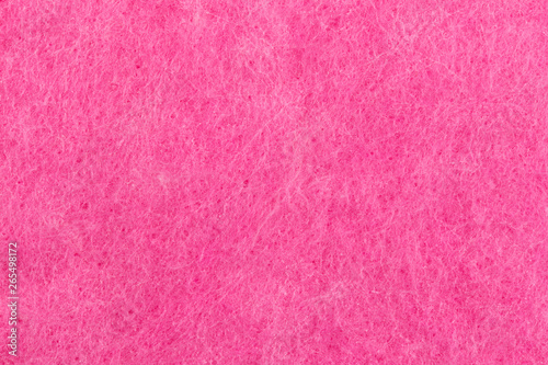 Texture of pink washcloths macro close-up background with close range.