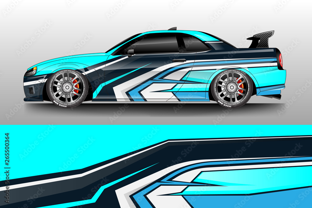 Car wrap design abstract strip and background for Car wrap and vinyl sticker Car wrap design abstract strip and background for Car wrap and vinyl sticker