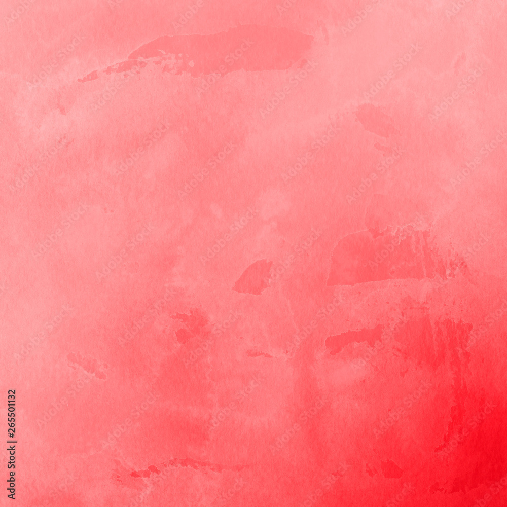 Red ink and watercolor texture on white paper background. Paint leaks and ombre effects. Hand painted abstract image. Red ink and watercolor texture on white paper background. Paint leaks and ombre effects. Hand painted abstract image.