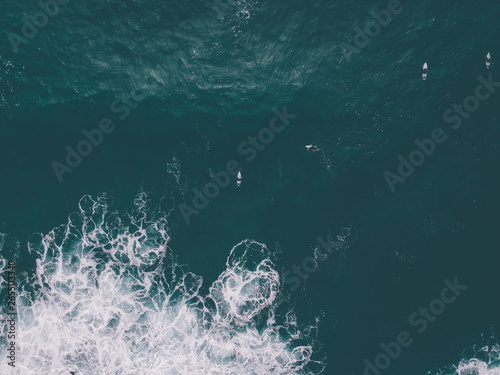 Aerial view from a surfer in a Surf Spot. Drone photo © nvphoto
