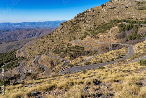 Alto de Velefique in Sierra de Los Filabres, Almeria, Andalusia, Spain photo