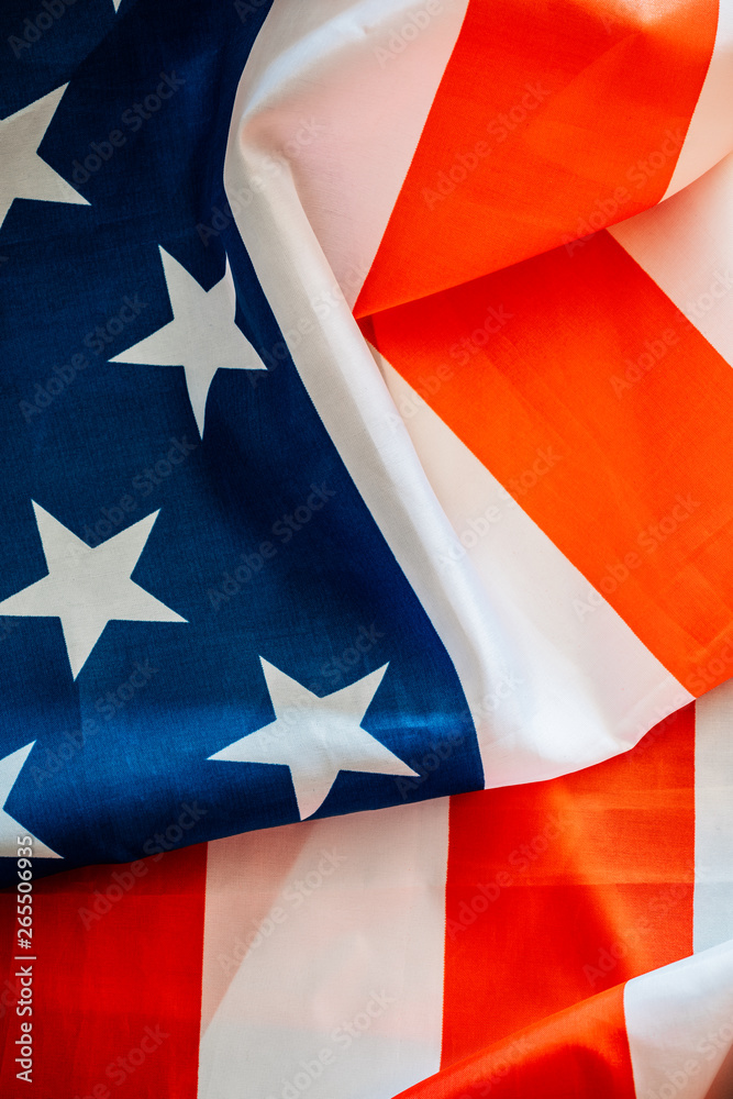 Fototapeta premium Background with american flag