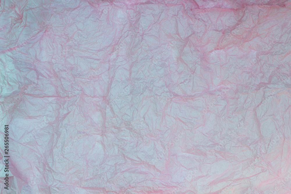 Pink wrinkled paper texture background. Crumpled sheet of paper Pink wrinkled paper texture background. Crumpled sheet of paper