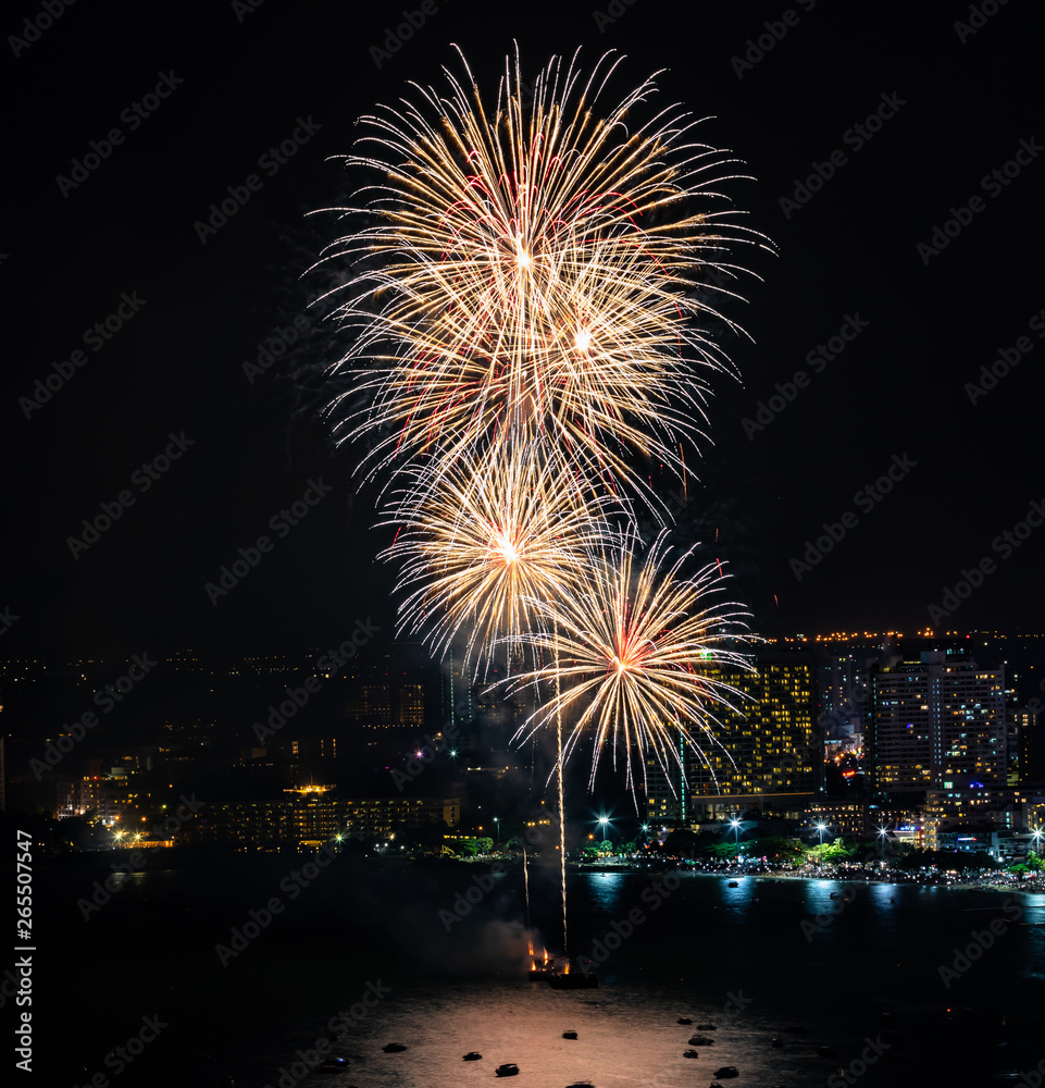 International firework Pattaya in celebrations Thailand International firework Pattaya in celebrations Thailand
