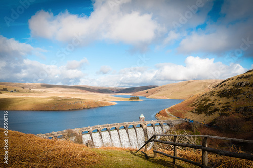 Craig Goch dam and reservoir photo