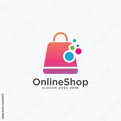 Online Shop Logo - Vector logo template