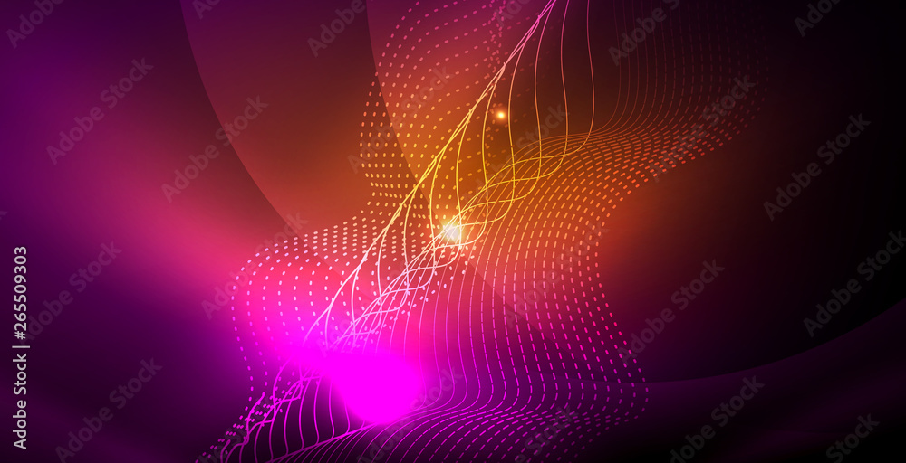 Shiny neon space background Shiny neon space background