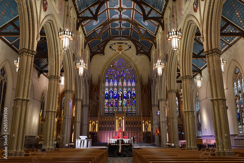 Renovated nave and sanctuary of St Michael's Cathedral Basilica Toronto