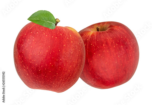 Apple on a white background