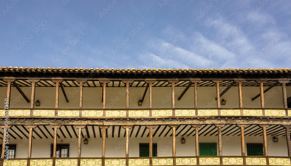 Main square of Tembleque, traditional town in the province of Toledo, Castilla La Mancha, Spain. Main square of Tembleque, traditional town in the province of Toledo, Castilla La Mancha, Spain.