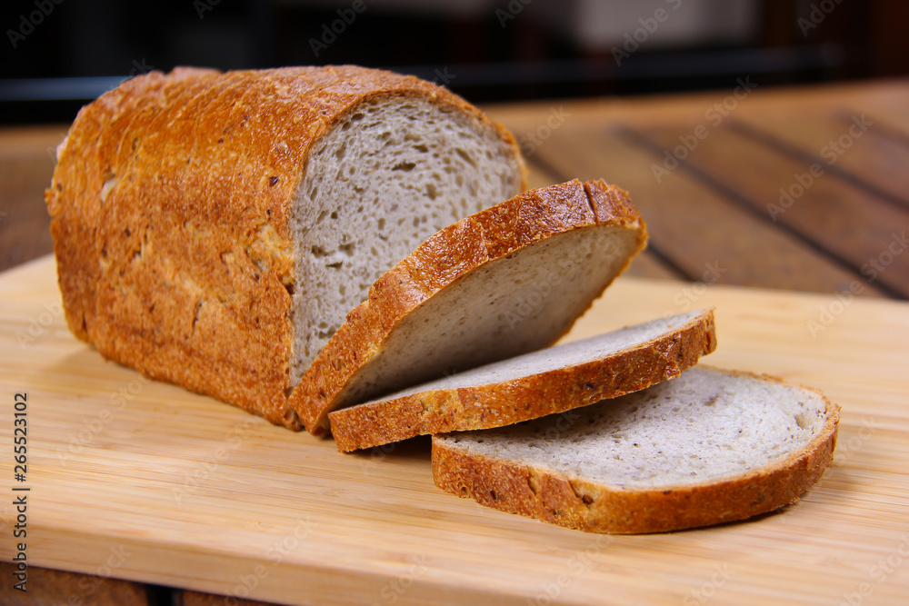 Fresh Golden Toast Bread