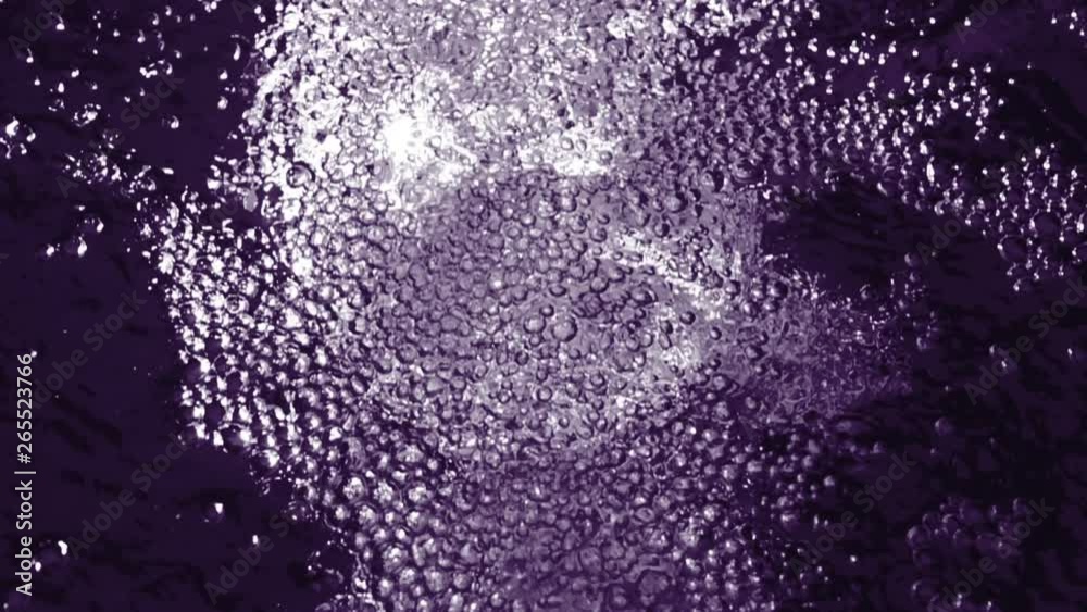 Jacuzzi bathtub air bubbles underwater view, slow motion Jacuzzi bathtub air bubbles underwater view, slow motion
