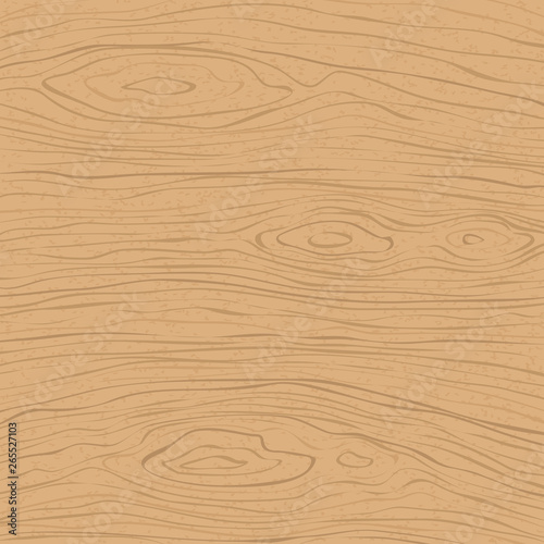 Brown wooden cutting, chopping board, table or floor surface. Wood texture. Vector illustration