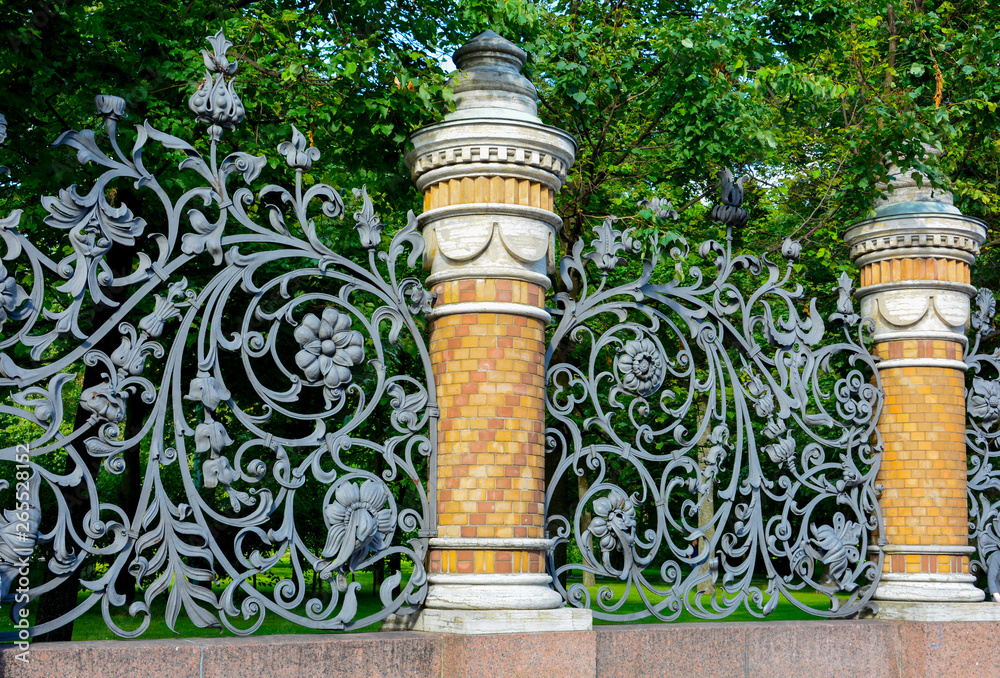 Famous Fencechurch of the Savior on Spilled Blood in Saint Petersburg, Russia Famous Fencechurch of the Savior on Spilled Blood in Saint Petersburg, Russia