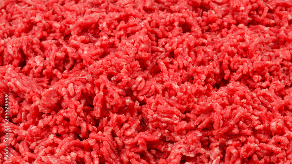 Chopped meat background.