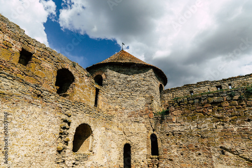 Belgorod-Dniester fortress. Ackermann. Photos of walls and towers of fortifications. Fortress in the spring photo