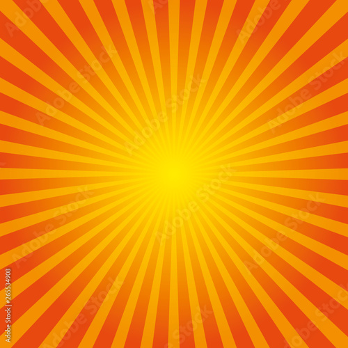 Sun rays background. Vector