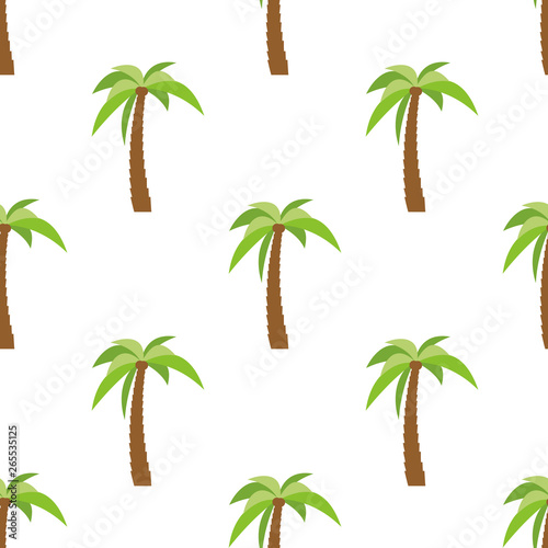 Seamless Pattern with palm trees