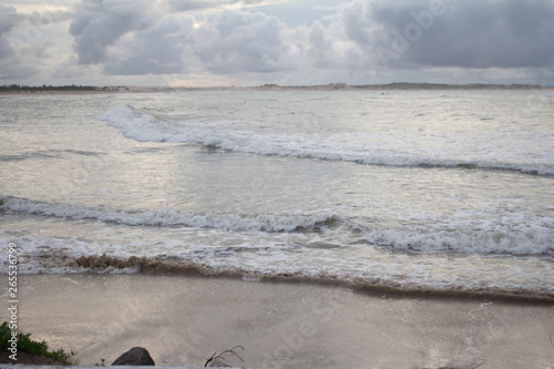 Céu e mar de Mundaú - CE, Brasil. photo