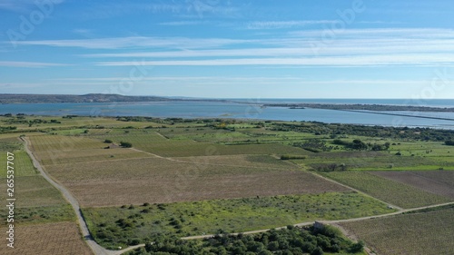 falaise de Leucate et La Franqui (Aude, France) photo