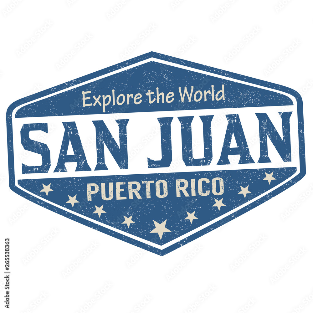 San Juan sign or stamp