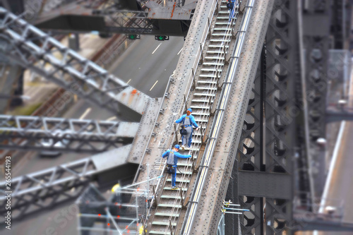 Photography Sydney Bridge climbers