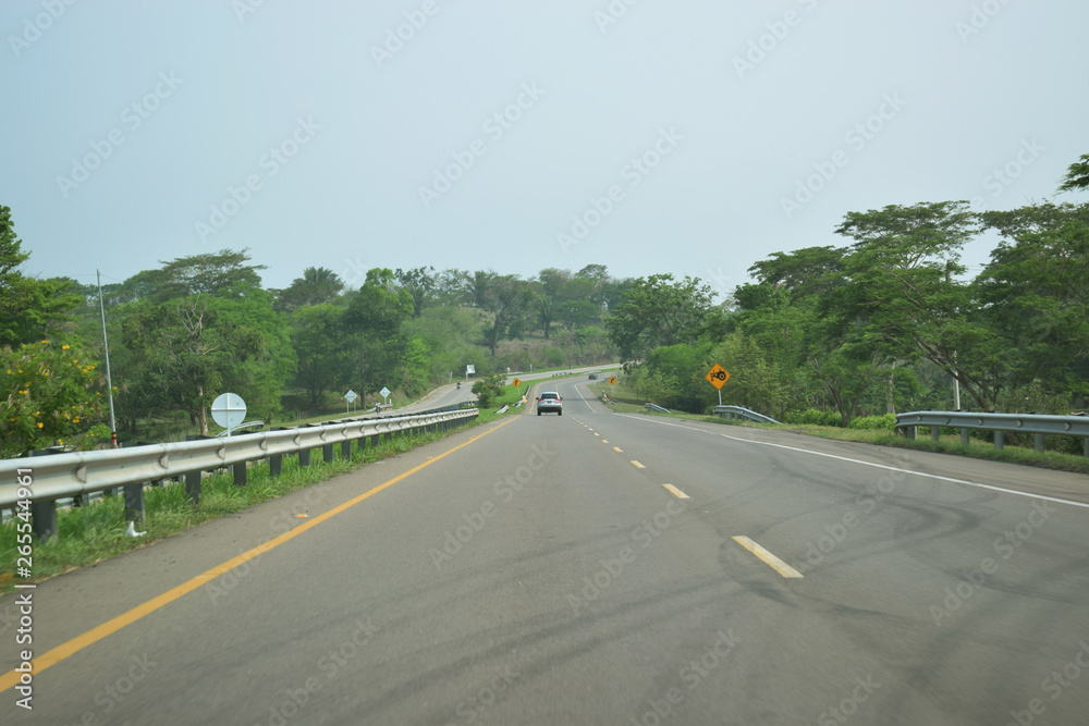 Fototapeta premium Panoramica de carretera 
