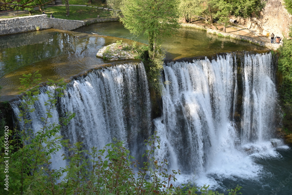 Obraz premium waterfall in the city of Jajce