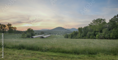  A Country Morning  Zen Duder Americana Landscapes Collection